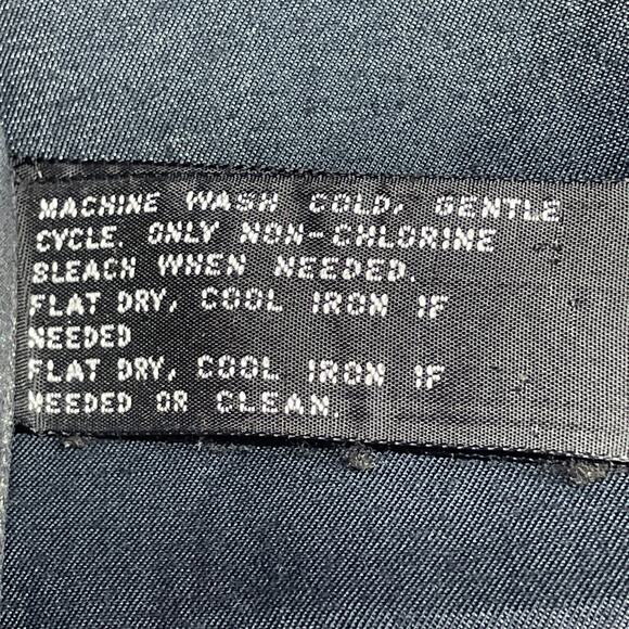 Vtg Diamante Couture Collection Men 2XL 18 34/35 Dress Shirt GRAY Metallic Shiny - Picture 9 of 10